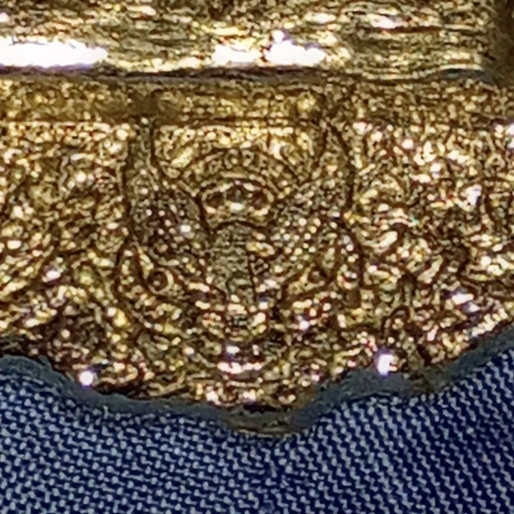 Vintage 1984 Enamel Eagle Belt Buckle The Great American Buckle Co USA